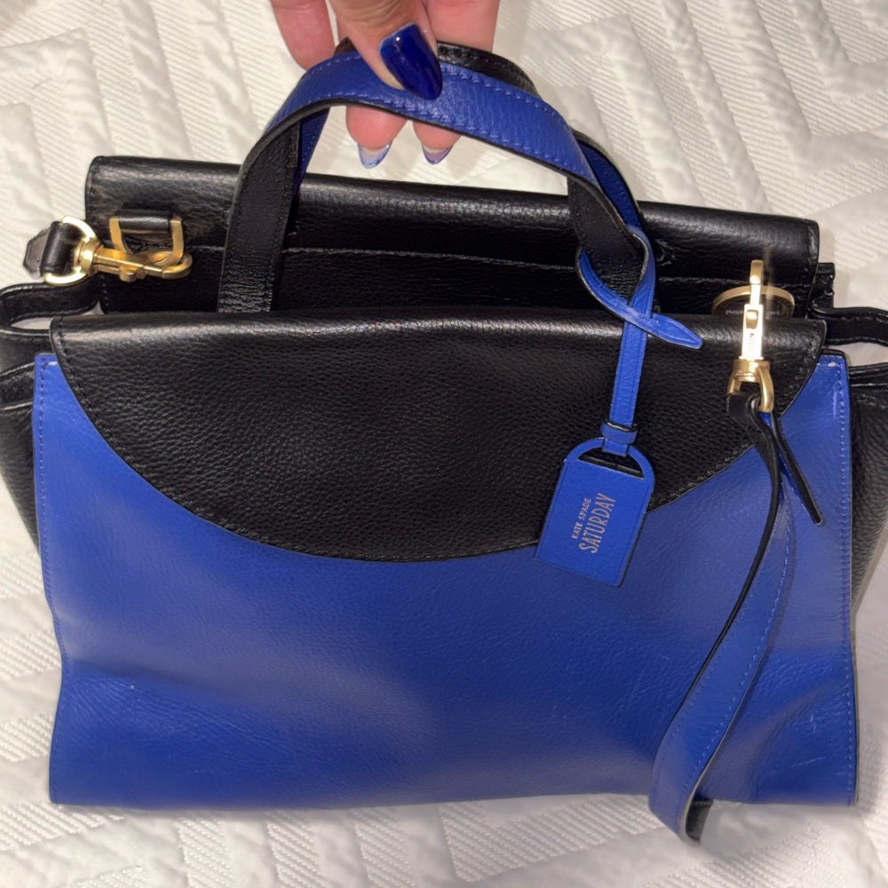 Kate spade Saturday , Stylish Black and Blue Women's leather  Bag - Picture 14 of 16